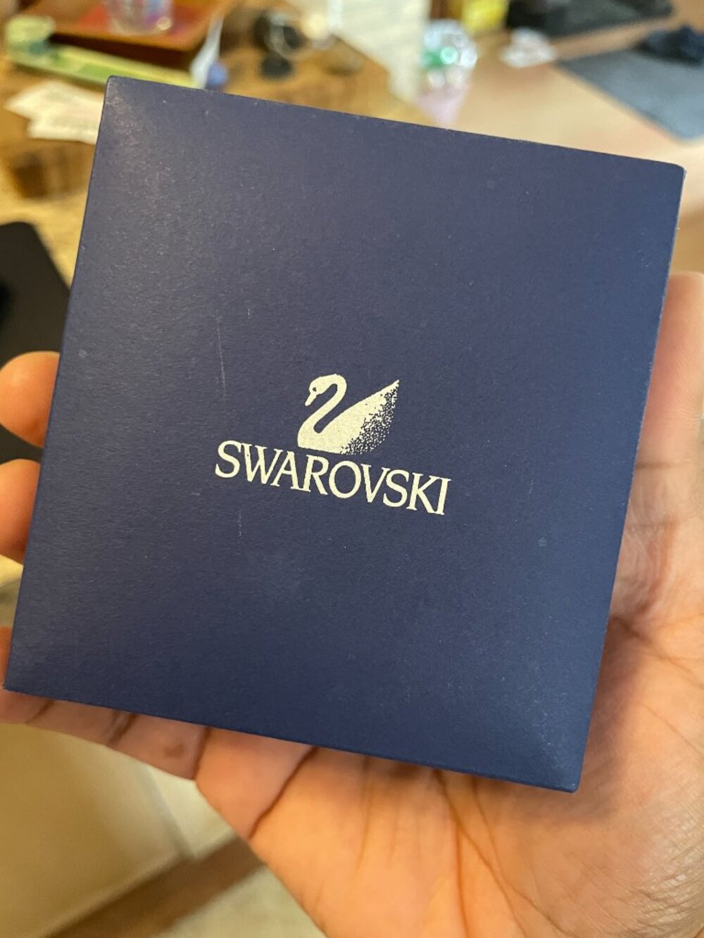 FIRM Swarovski Brilliant Crystal Rhodium Solitaire Necklace and Earrings Box Set - Picture 7 of 9